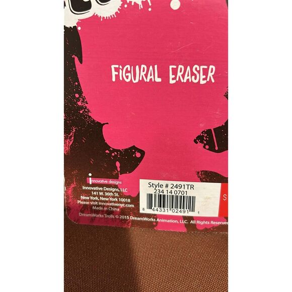 Lot of 6 Good Luck Figural Eraser  New - Picture 9 of 11